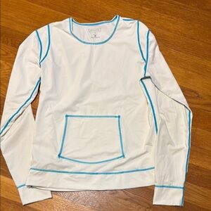 Athleta women small swim shirt